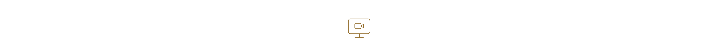 An icon of a computer screen with a video camera on the screen. 