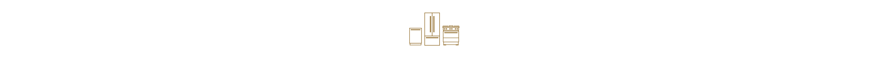A series of icons of different appliances.