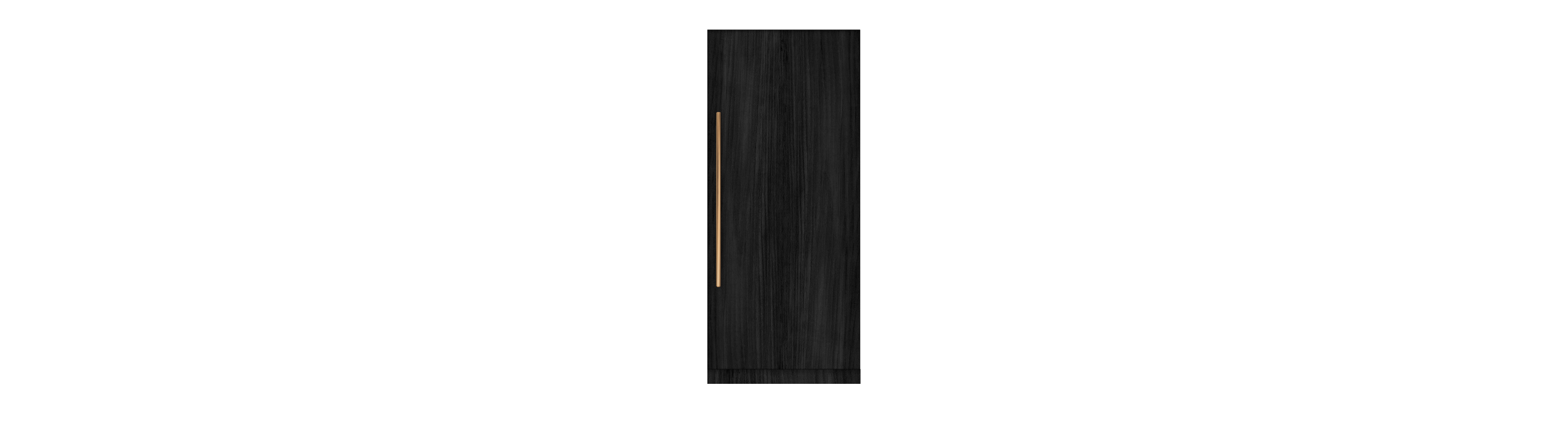 A single panel-ready column refrigerator.