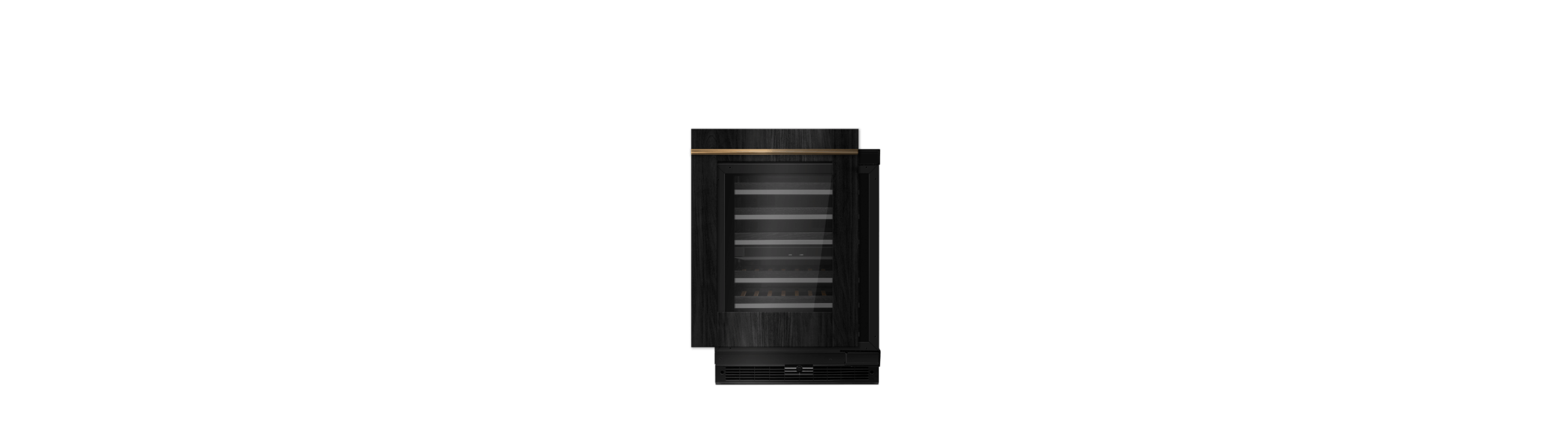 A JennAir® Panel-Ready Wine Cellar.