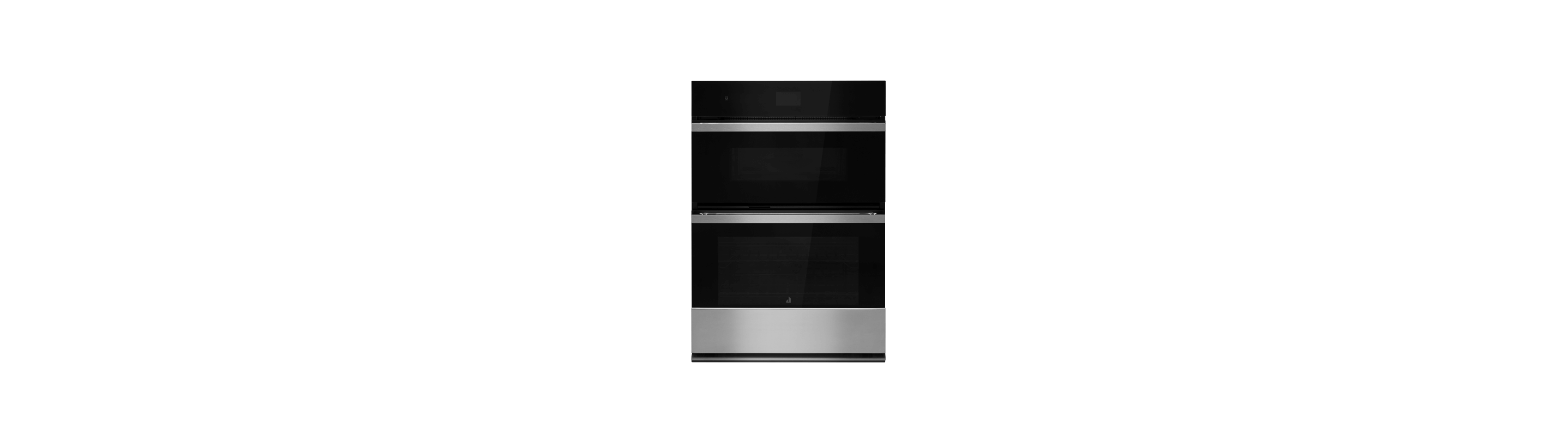 A JennAir® NOIR™ Microwave Combination Wall Oven.