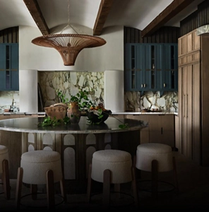 A beautiful luxury kitchen.