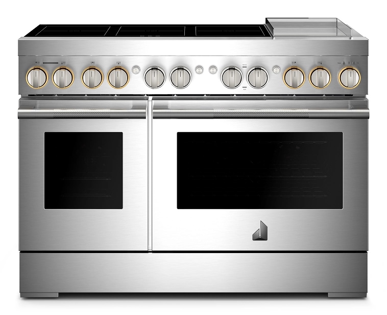 An induction professional style range