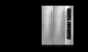 Three column unit with two columns and a wine column.