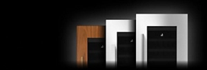 Three wine columns in different design styles