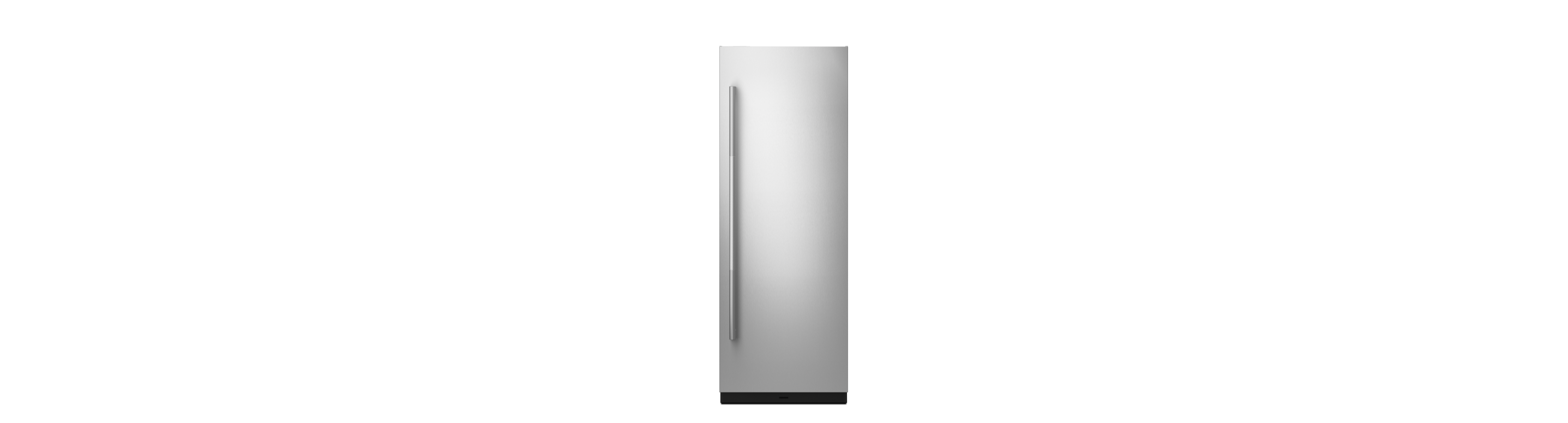 A JennAir® Stainless steel panel in RISE™ design.