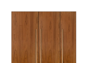 A set of wooden panels