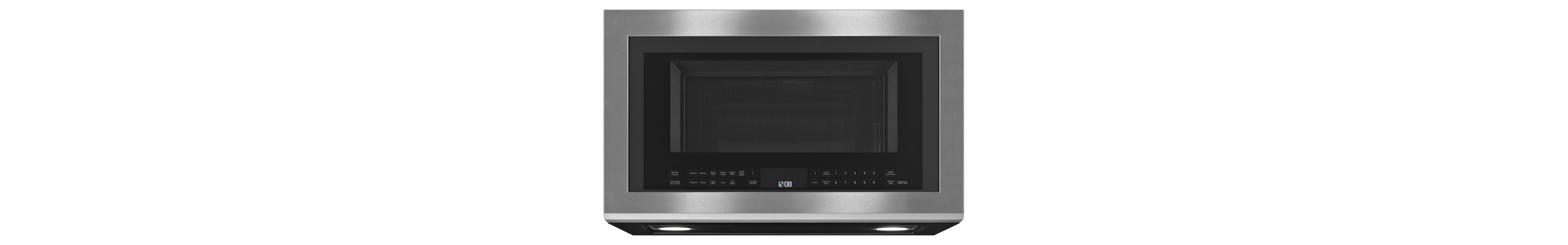 A JennAir® Over-The-Range Microwave.