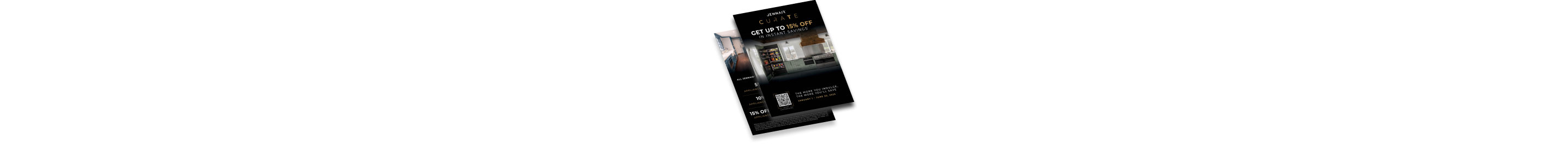 The pages of the digital brochure stacked on top of one another.