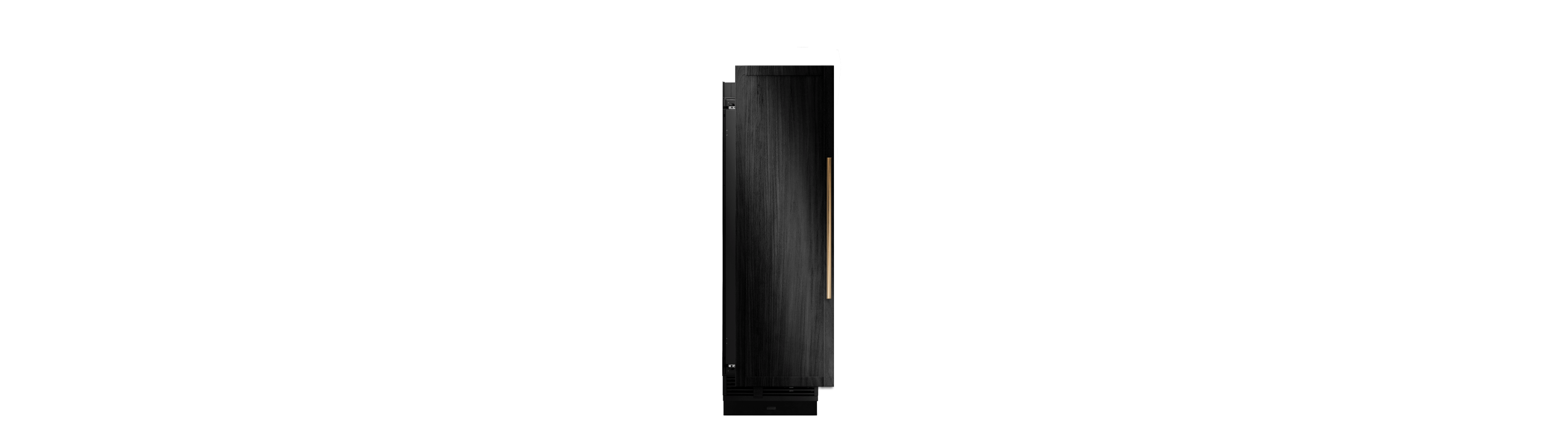 A 24" Panel-Ready Built-In Column Freezer, Left Swing.