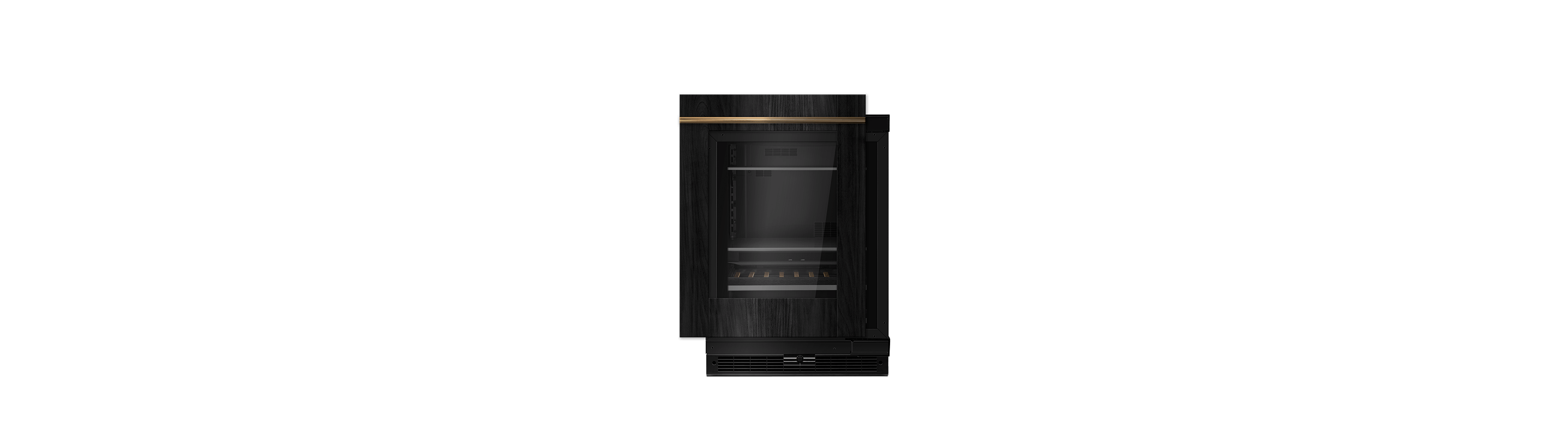 A 24” built-in beverage center.