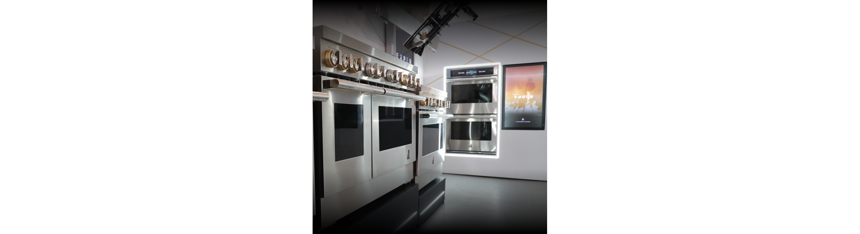 JennAir appliances in a showroom. 
