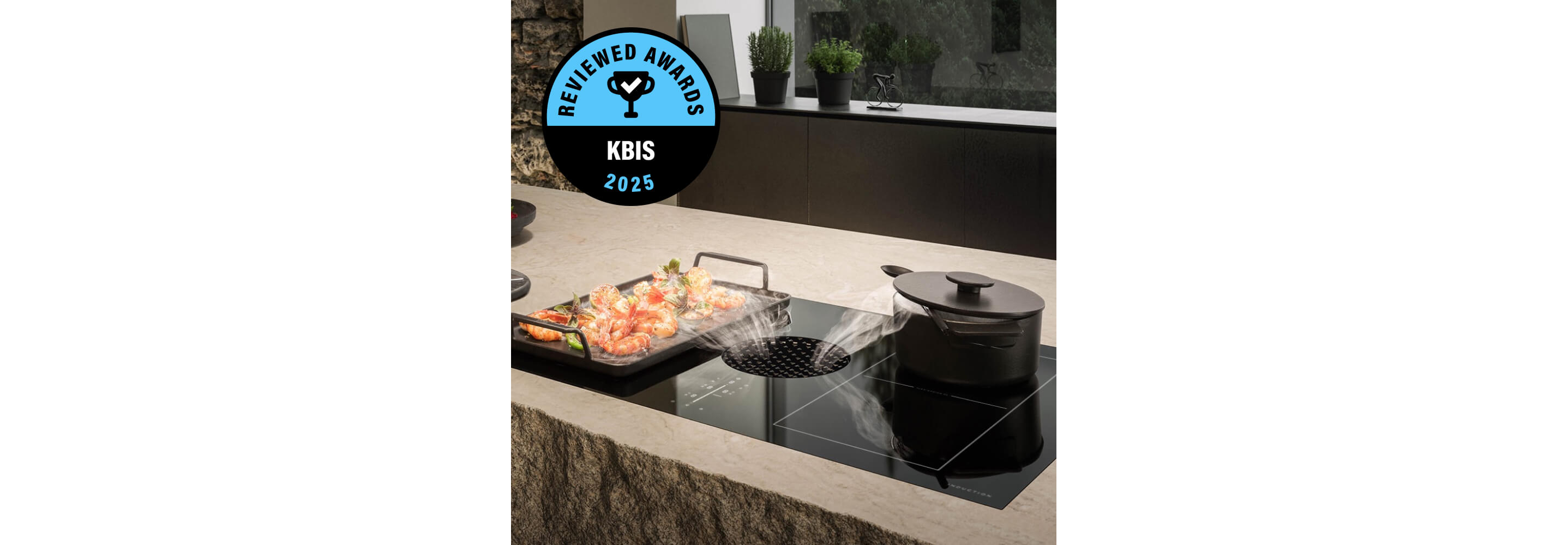 The NextGen Induction Downdraft Cooktop.