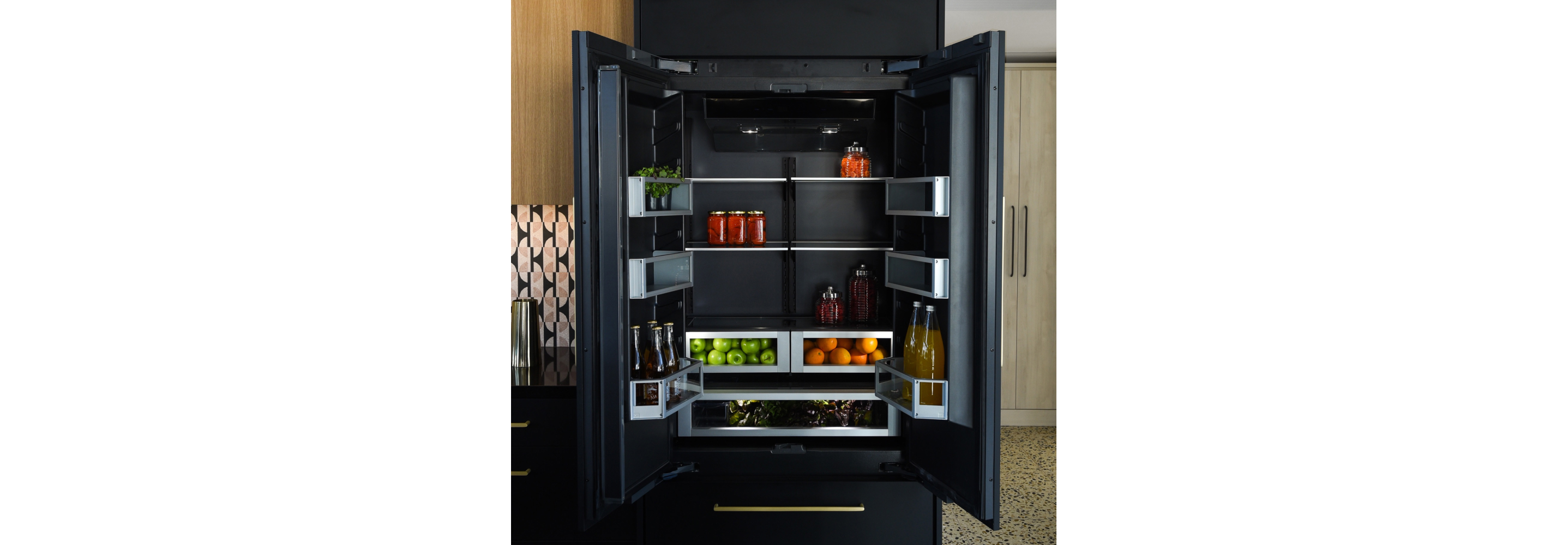 A JennAir® Built-In Refrigerator.