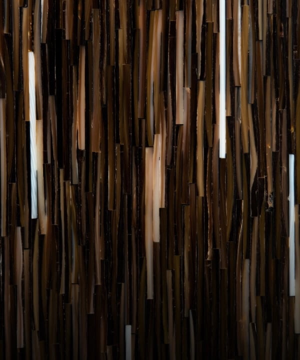 A pinstripe pattern in various shades of brown made out of dark Pen shell.