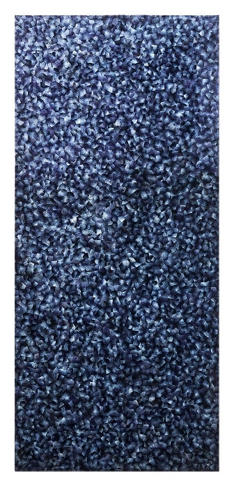 A 36-inch column panel in Mussel Shell Blue