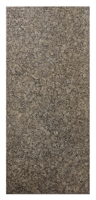 A 36-inch column panel in Eggshell Snakeskin Black