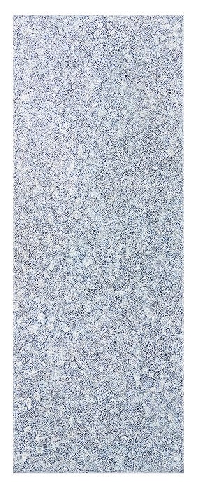 A 30-inch column panel in Eggshell Snakeskin Sapphire