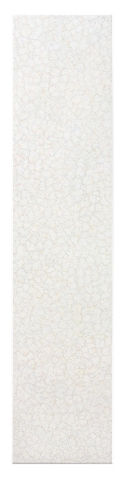 A 18-inch column panel in Eggshell Crackle Sepia