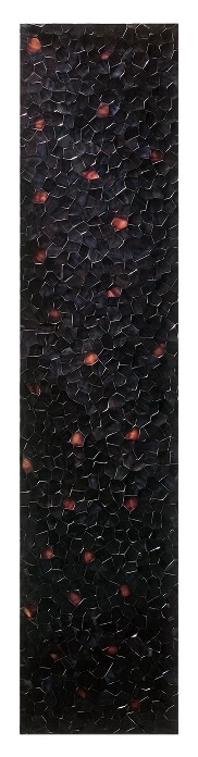 A 18-inch column panel in Dark Pen Carnelian