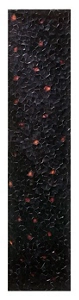A 18-inch column panel in Dark Pen Carnelian