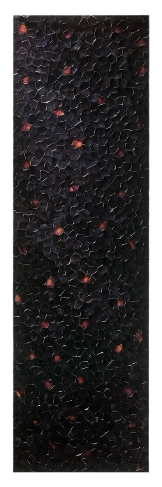 A 24-inch column panel in Dark Pen Carnelian
