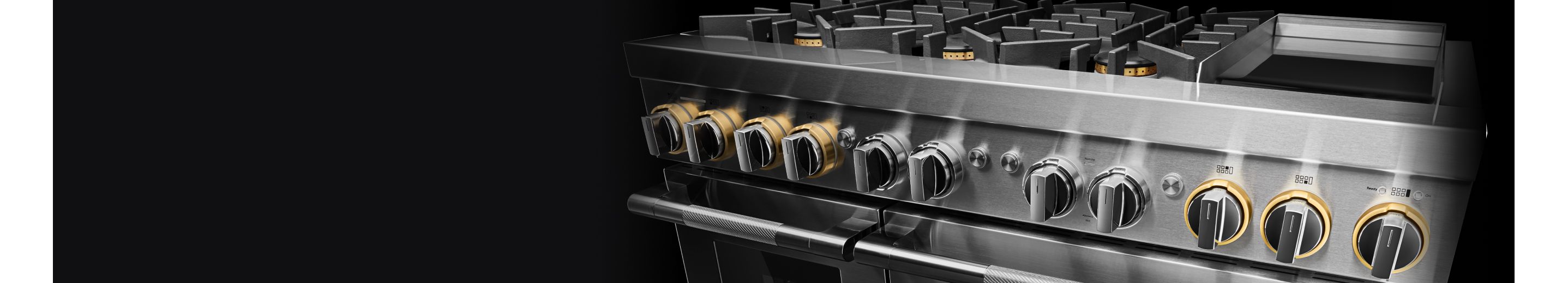 A JennAir® 48-Inch Dual Fuel Range