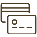 An icon of a Obsidian rewards credit card.