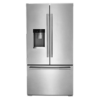 A JennAir® French Door Refrigerator. 