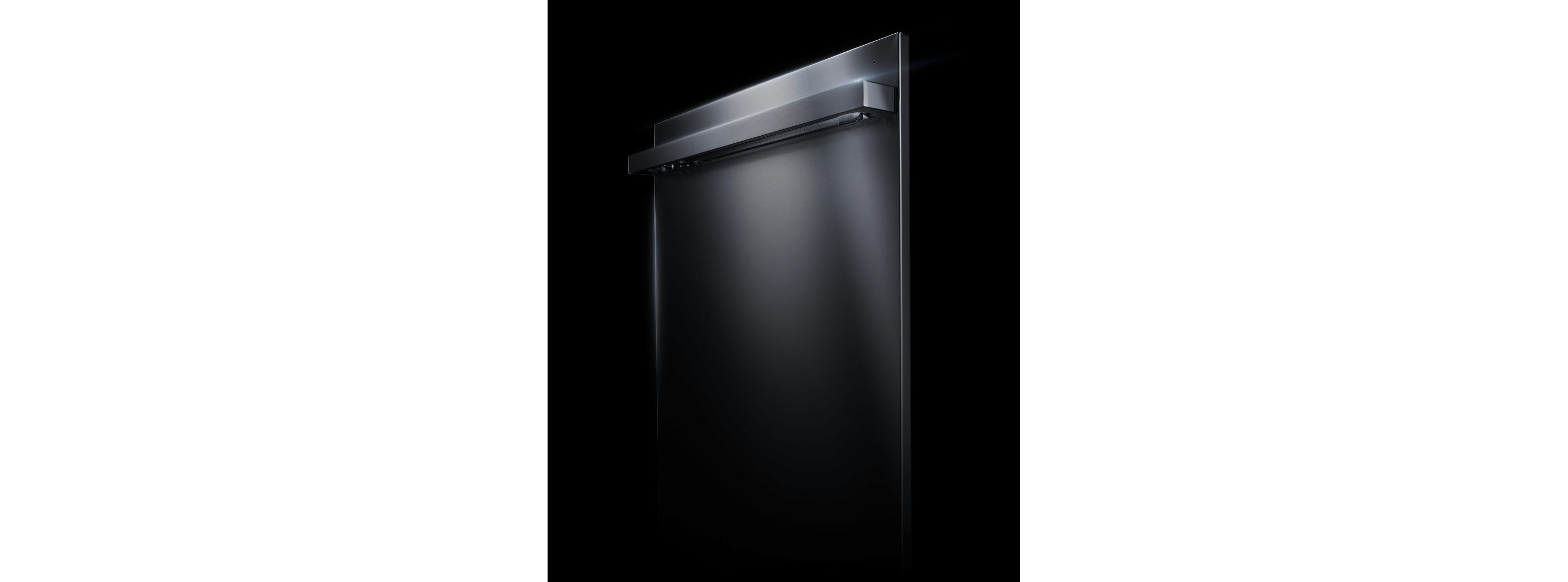 A profile of a JennAir® NOIR™ Design dishwasher.