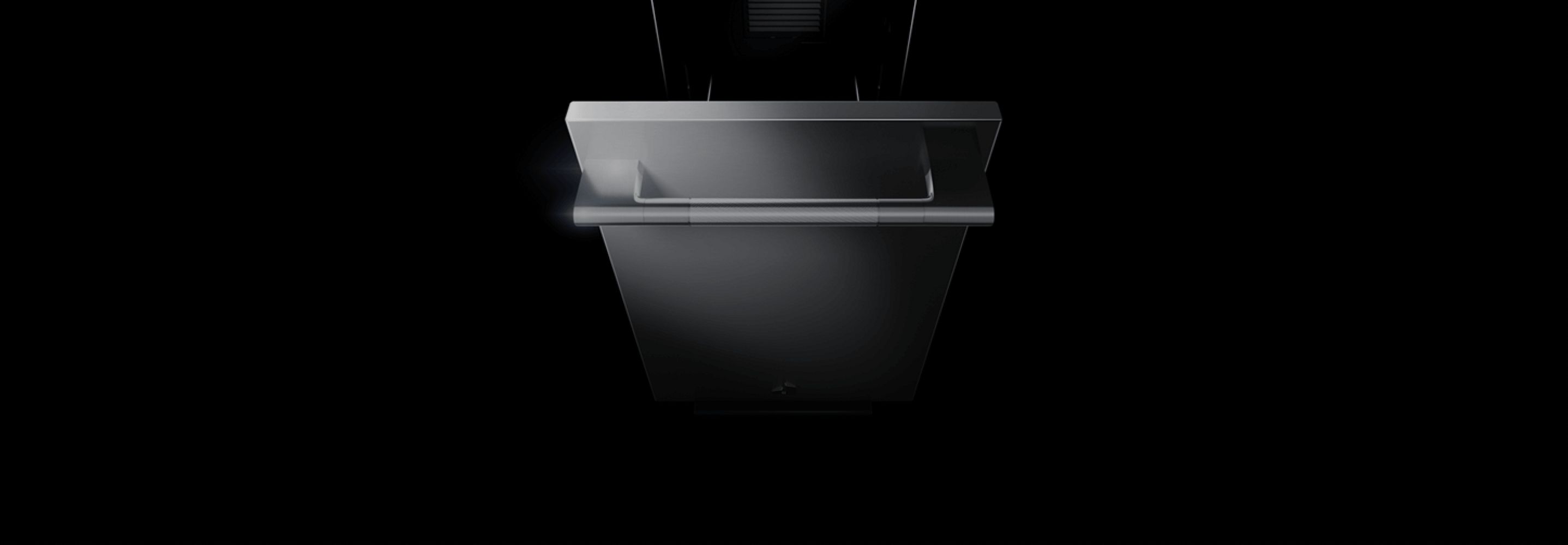 An open JennAir® Trash compactor.