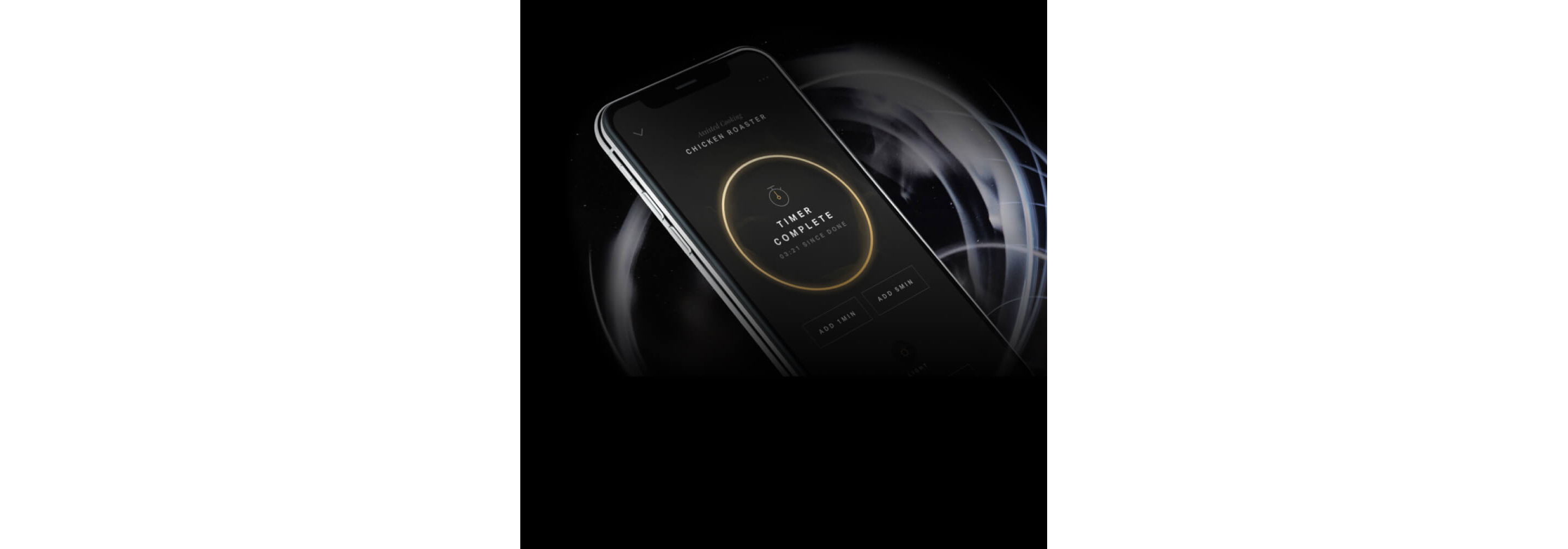 A timer on the JennAir® App.