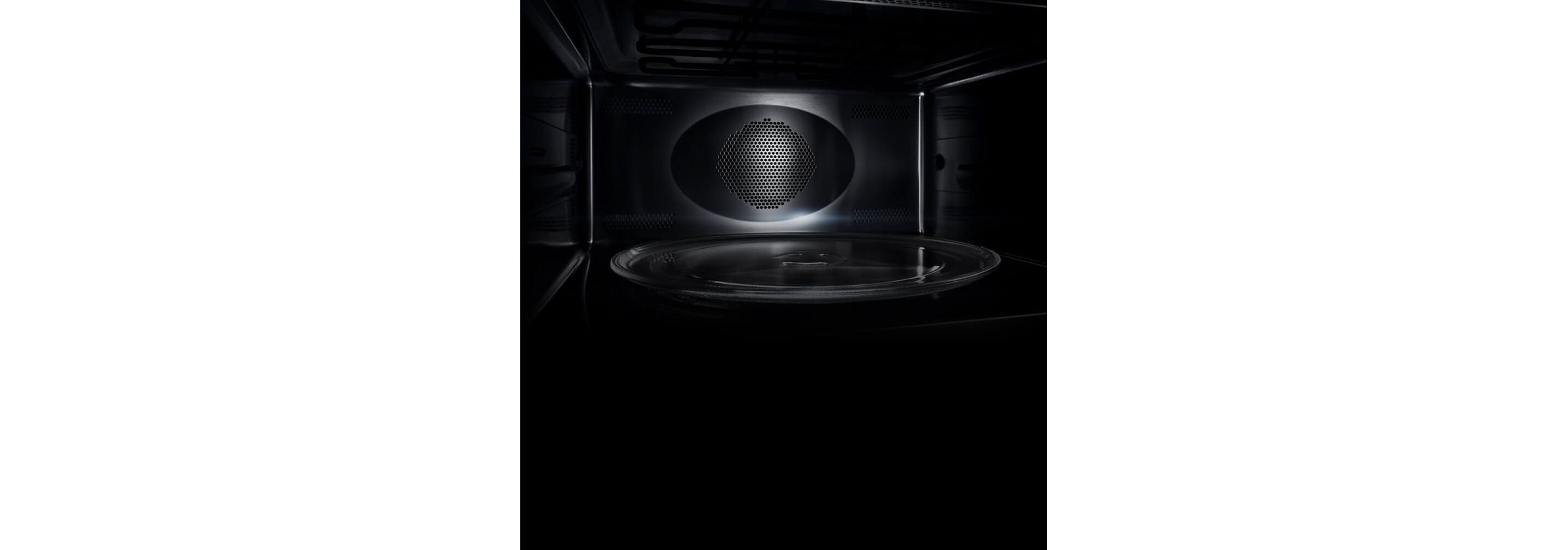 The interior of a JennAir® Speed Oven.