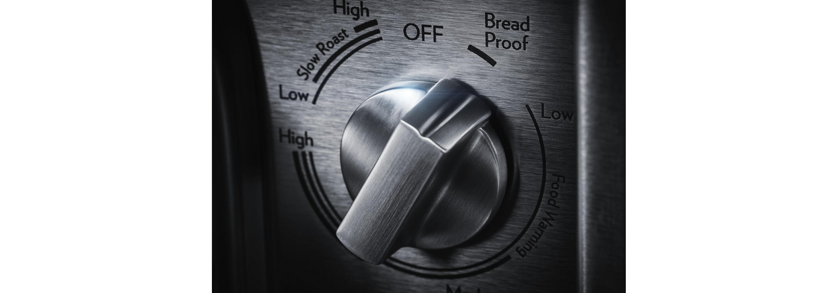 The control knob set to bread proofing.
