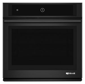 Black Floating Glass 30” Single Wall Oven with MultiMode® Convection System