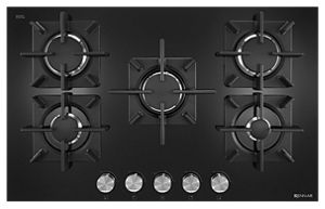 Black Floating Glass 30” 5-Burner Gas Cooktop