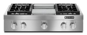Pro-Style® 36" Gas Rangetop with Griddle