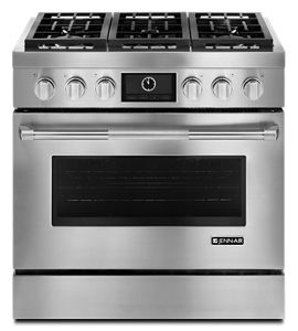 Pro-Style® 36" Dual-Fuel Range with MultiMode® Convection