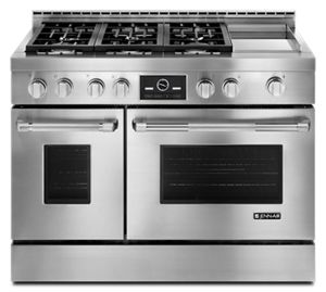 Pro-Style® 48" Gas Range with Griddle and MultiMode® Convection