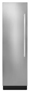 24" Built-In Column Freezer with NOIR™ Panel Kit, Left Swing