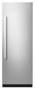 30" Built-In Column Freezer with NOIR™ Panel Kit, Right Swing