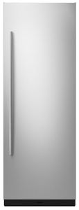 30" Built-In Column Freezer with Euro-Style Panel Kit, Right Swing