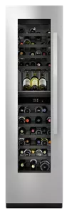 24" NOIR™ Wine Column Panel Left Swing