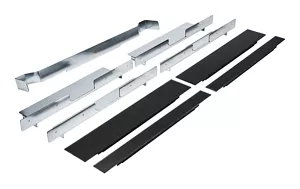 Built-In Oven/Microwave/Coffee Machine Side Trim Cover Kit, Black/Noir
