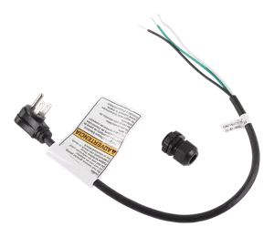 1.7' Dishwasher Power Cord 3 Wire 15 Amp Right Angle Plug