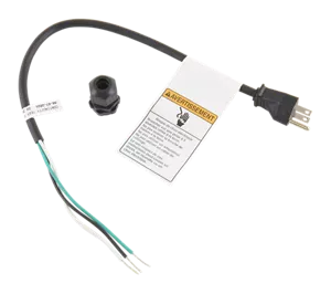 1.7' Dishwasher Power Cord 3 Wire 15 Amp Straight Plug
